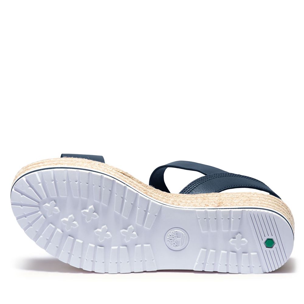 Timberland Σανδαλια Γυναικεια Σκουρο Μπλε - Santorini Sun Ankle Strap - Greece 7324509-FY